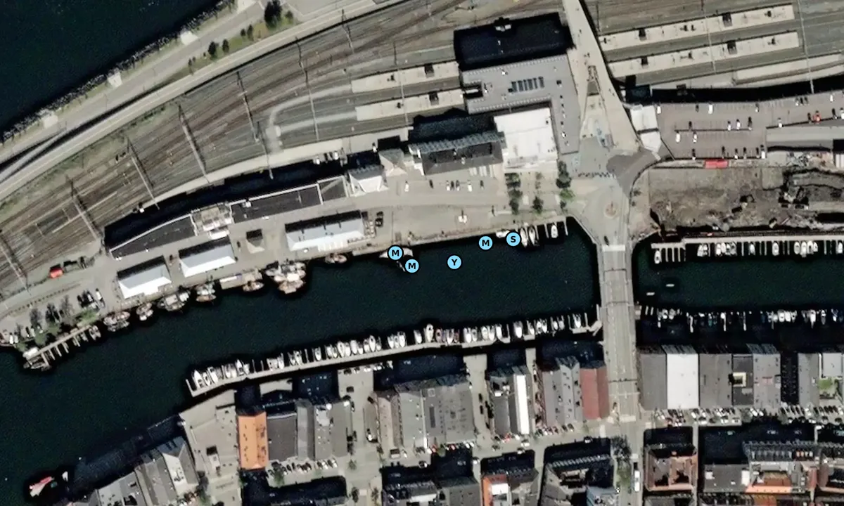 Satelite image of Fosenkai Gjestehavn