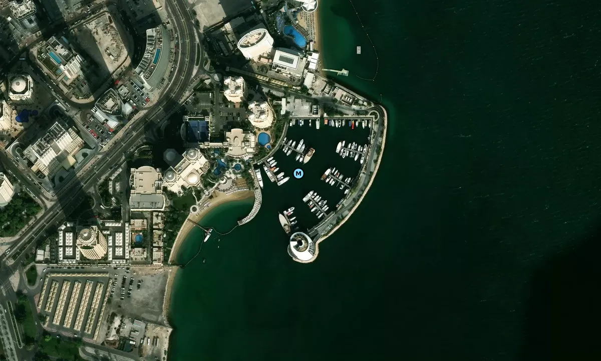 Satelite image of Four Seasons Marina