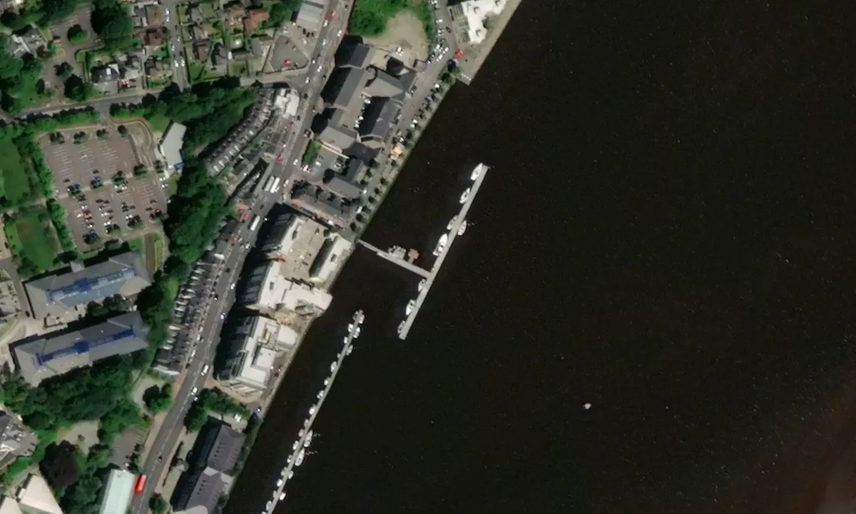 Satelite image of Foyle Port Marina