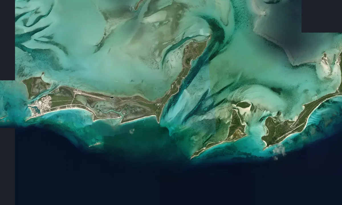Flyfoto av Frazer's Hog Cay