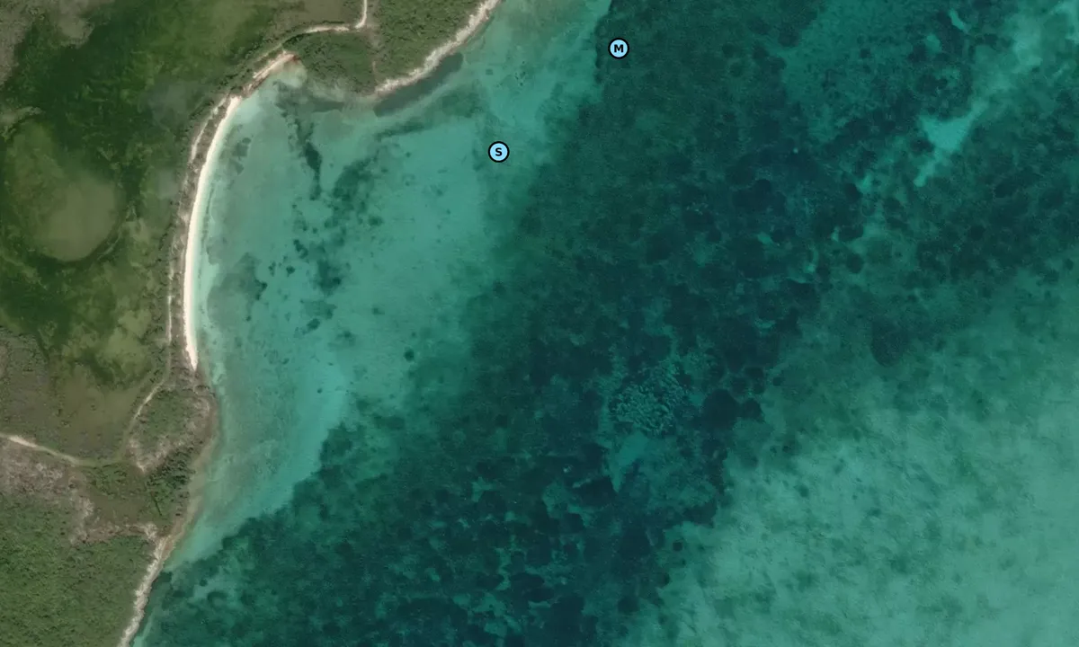 Satelite image of Frazier's Hog Cay North
