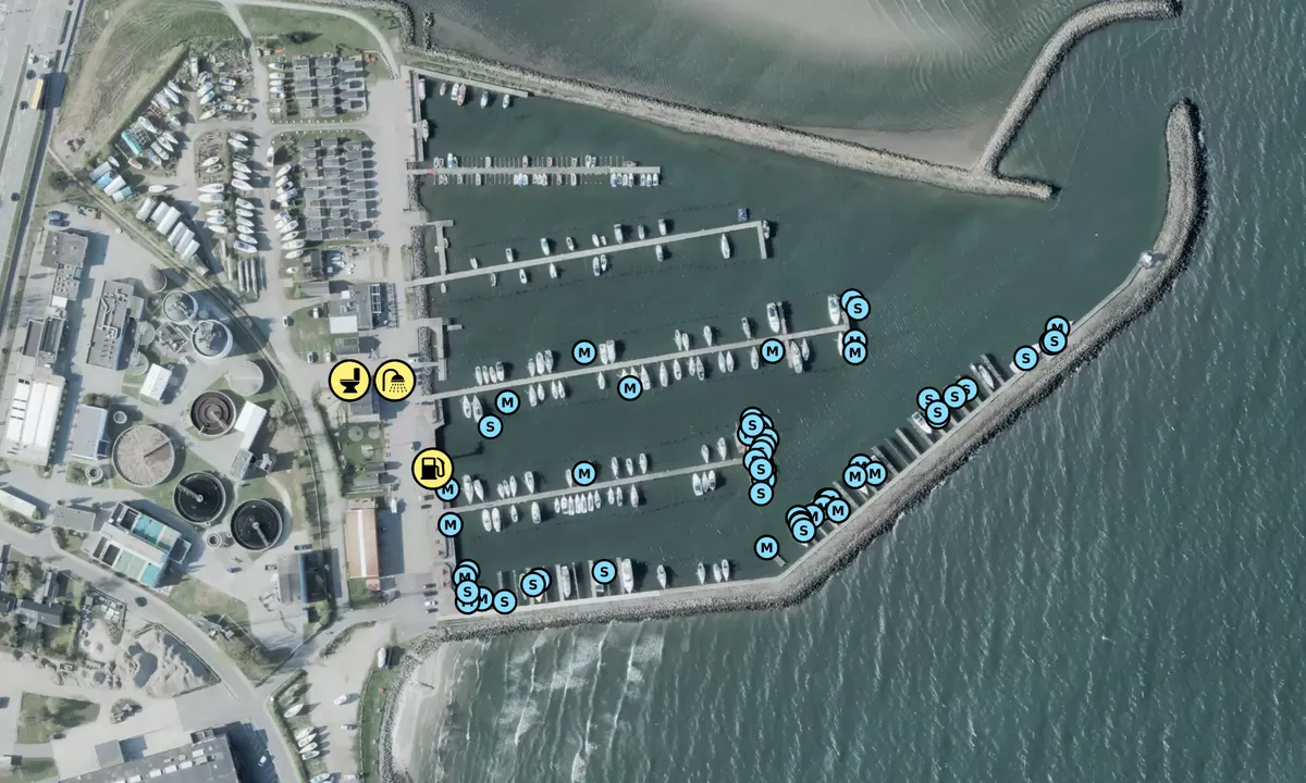 Satelite image of Frederikshavn Marina