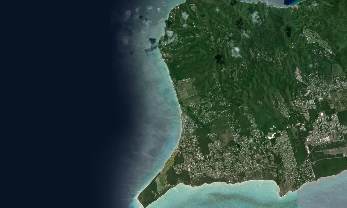 Flyfoto av Frederiksted