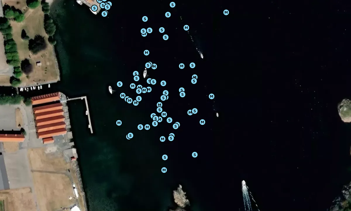 Satelite image of Fredriksvern Verft - Stavern