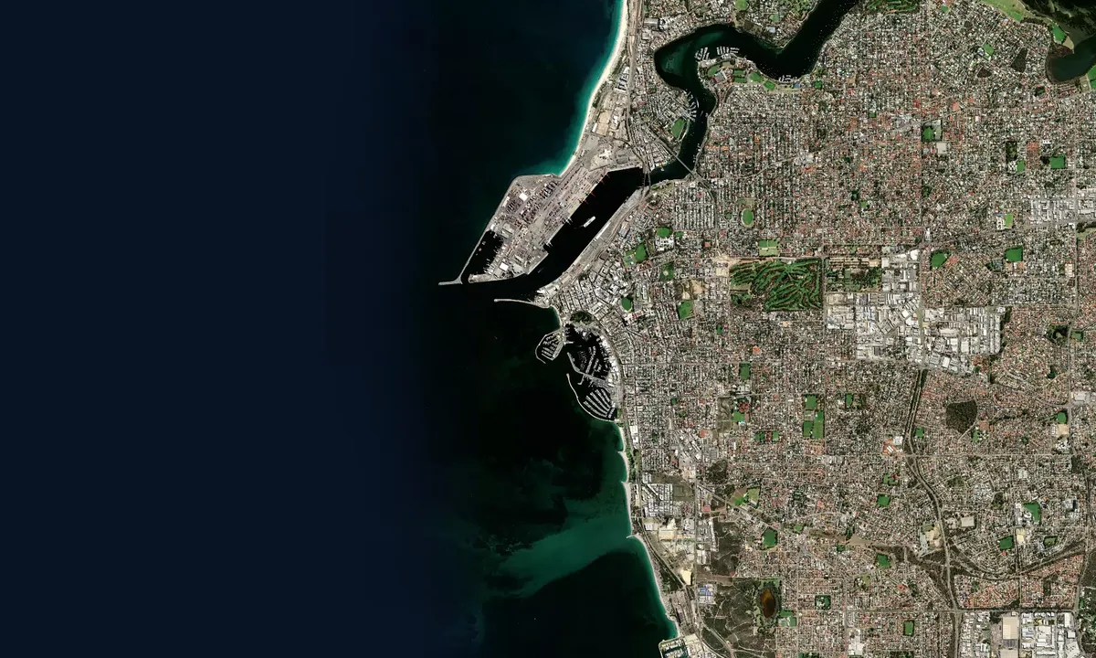 Flyfoto av Fremantle Annexe
