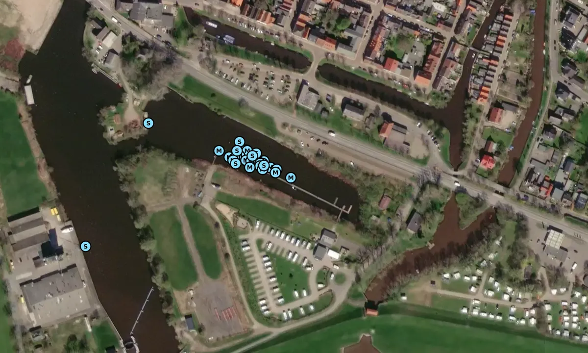 Satelite image of Friedrichstadt Marina