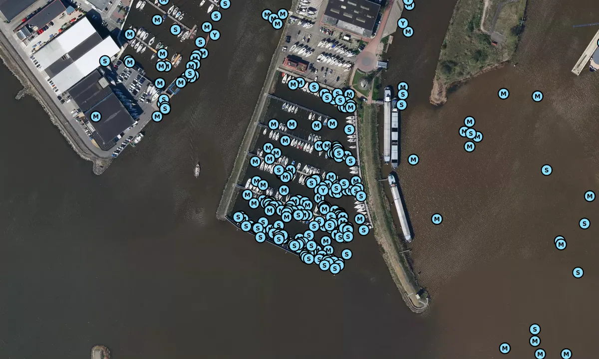 Satelite image of Friese Hoek Jachthaven