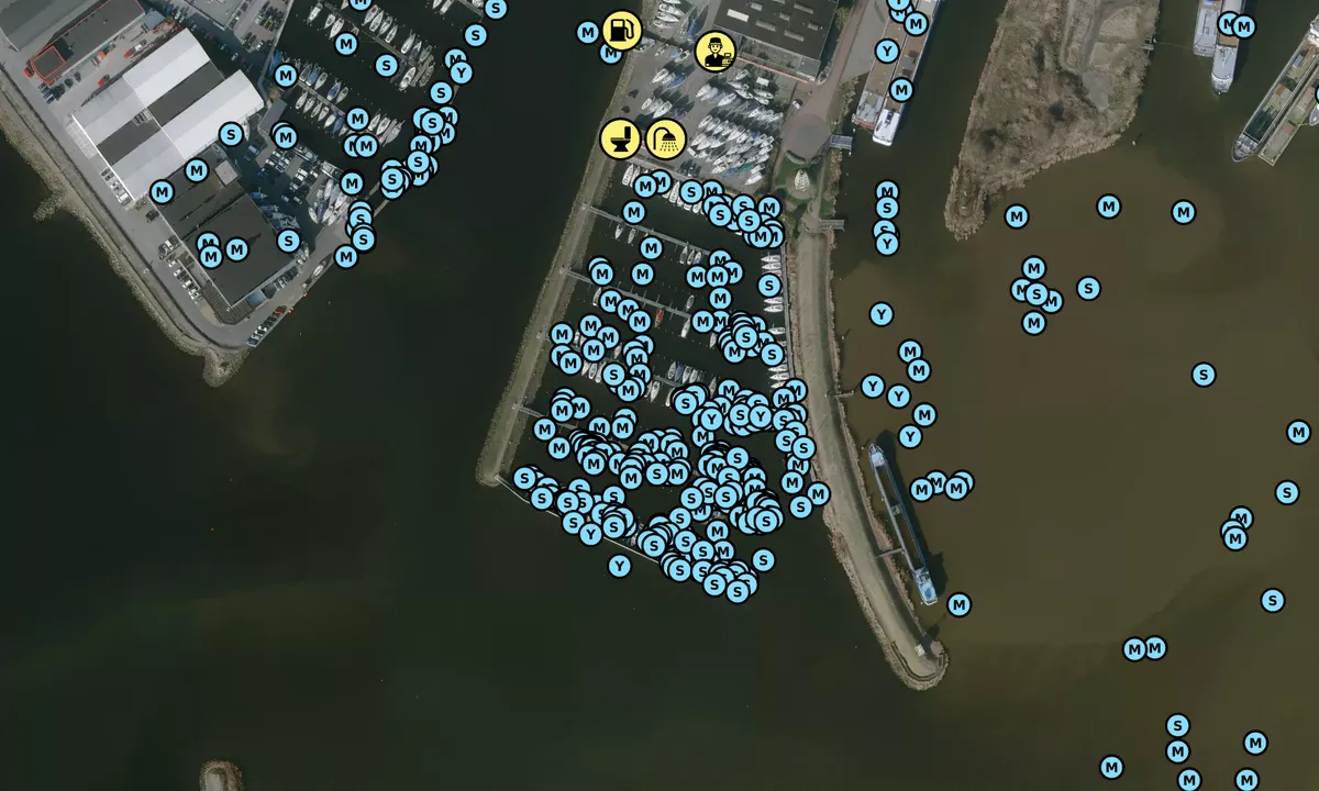 Satelite image of Friese Hoek Jachthaven