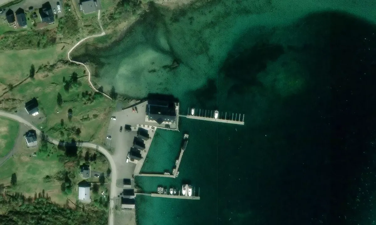 Satelite image of Frovåg - Senja Fjordhotell Gjestehavn