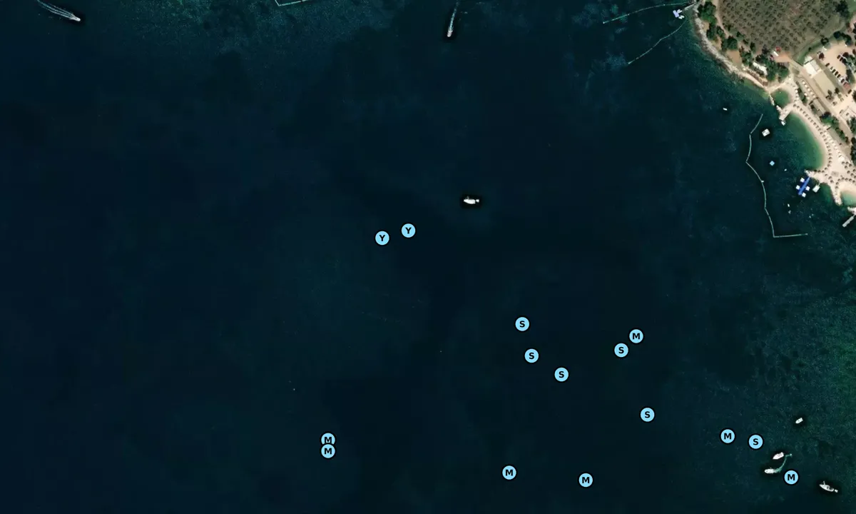 Satelite image of Funtana Bay
