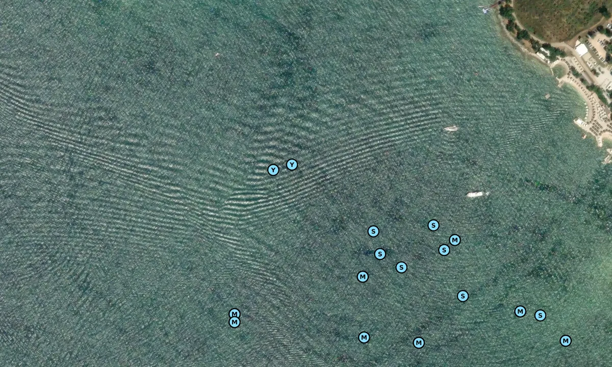 Satelite image of Funtana Bay