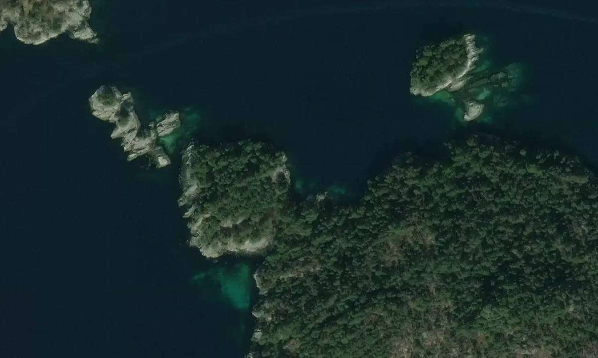 Satelite image of Fureholmen - Lysøya
