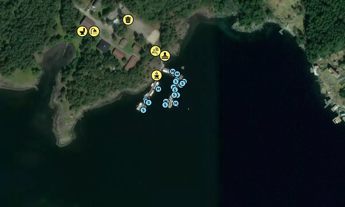 Satelite image of Furutangen misjonsenter