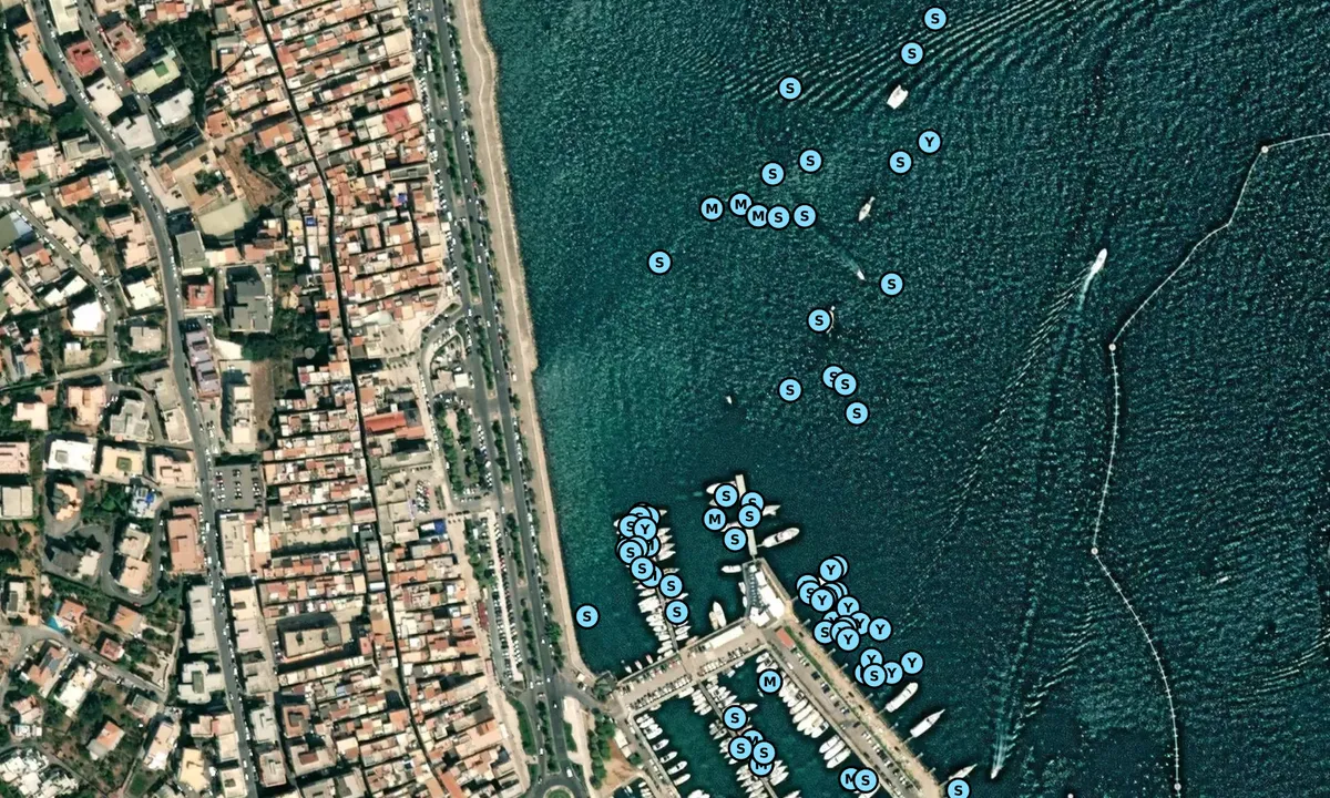 Satelite image of Gaeta