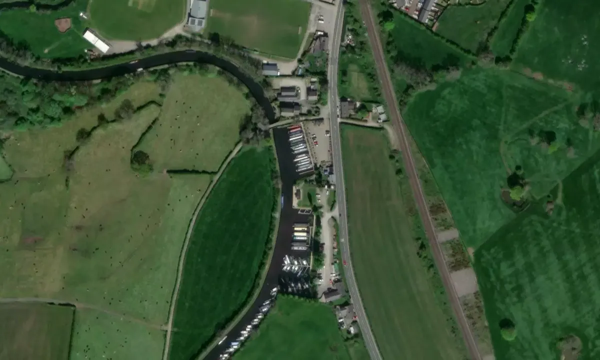Satelite image of Galgate Marina