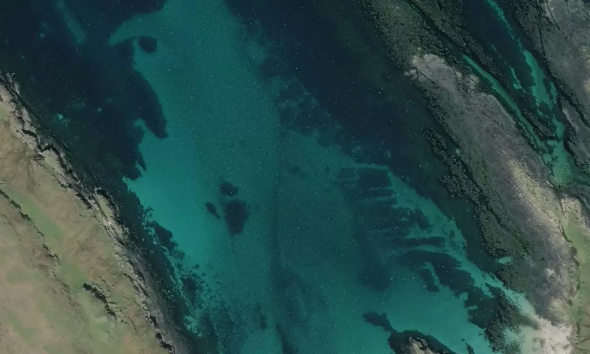 Flyfoto av Gallanach Bay
