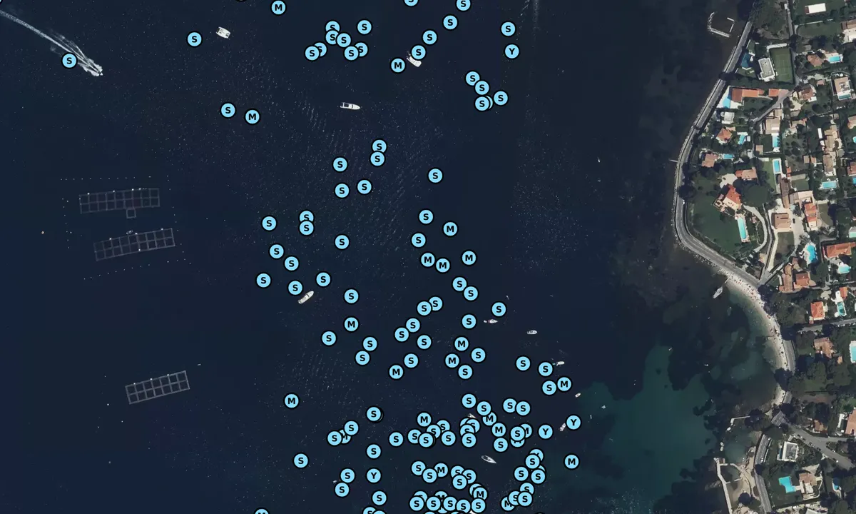 Satelite image of Gallice Anchorage