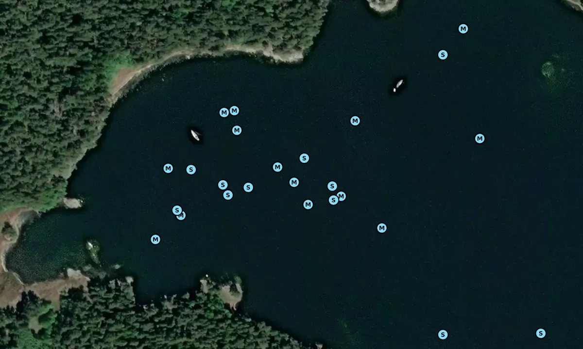 Satelite image of Gällnö - Östra Torsviken