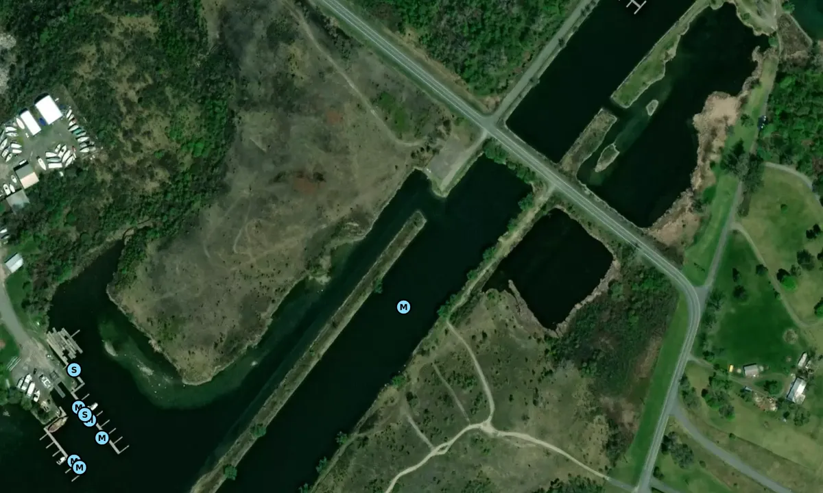 Satelite image of Galop Canal West