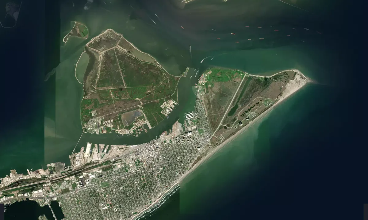 Flyfoto av Galveston Yacht Basin - Texas
