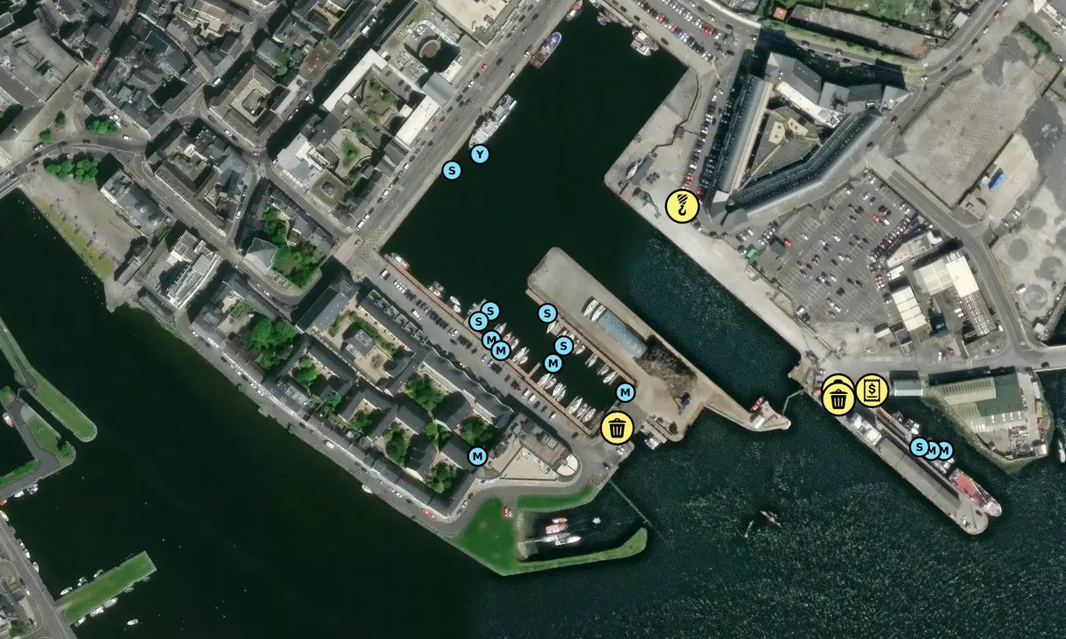 Satelite image of Galway Harbour