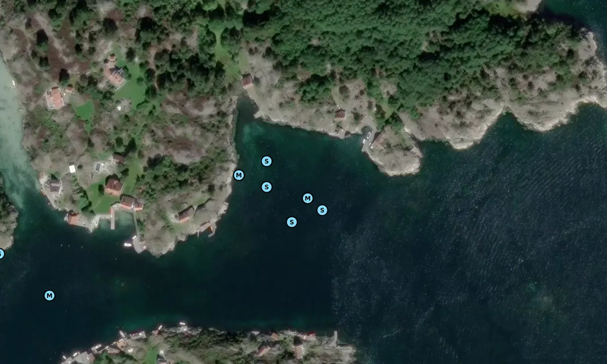 Satelite image of Gamle Hellesund - Sandøya
