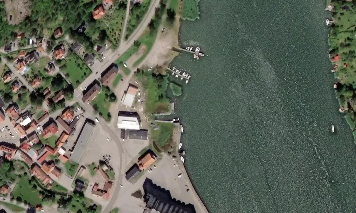 Satelite image of Gamleby