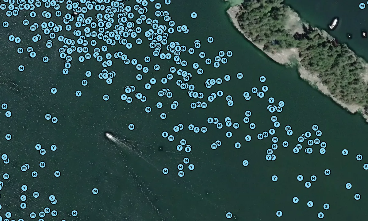 Satelite image of Ganges Harbor (Outer)