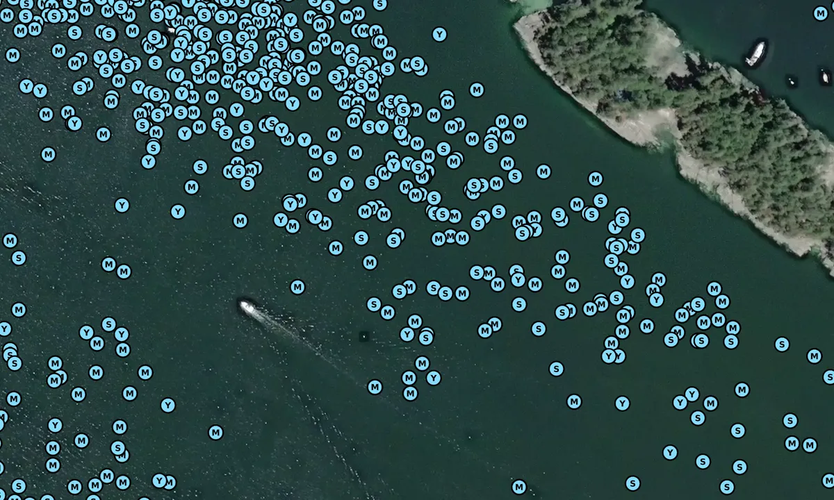 Satelite image of Ganges Harbor (Outer)