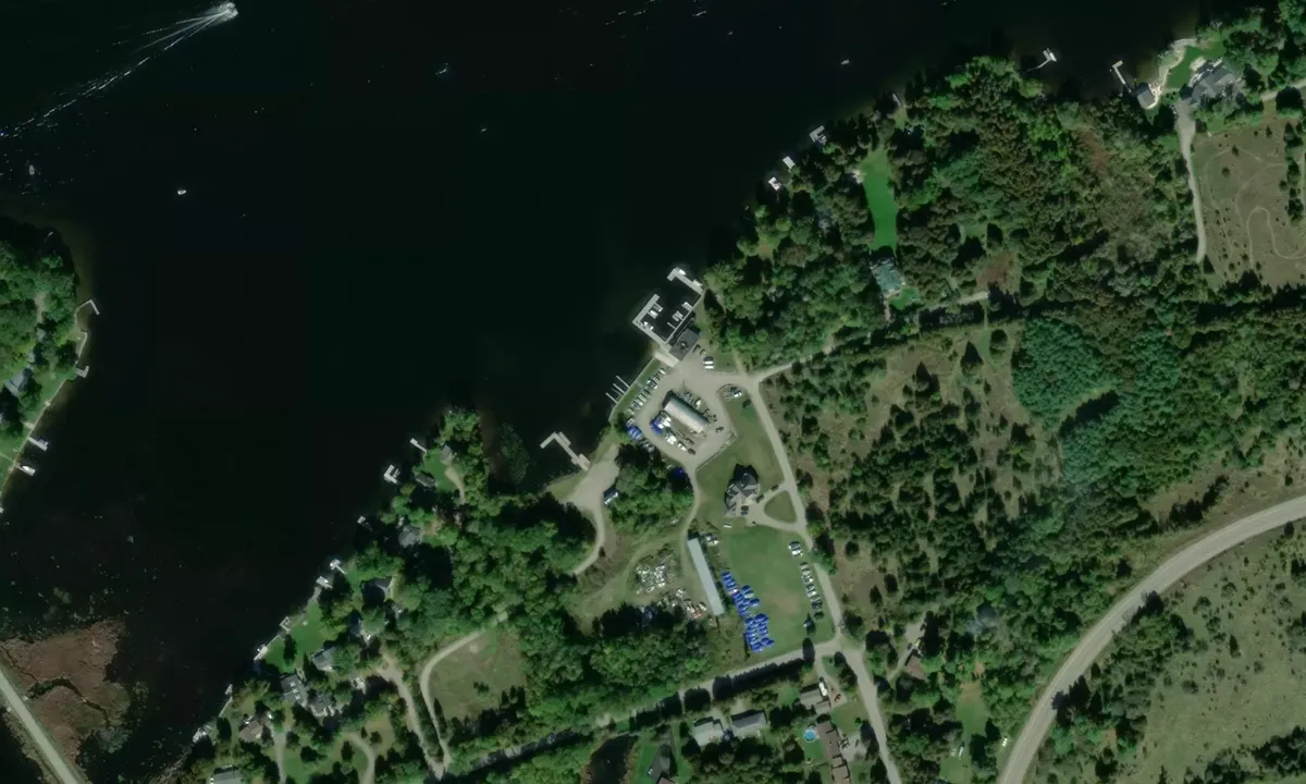 Flyfoto av Gannons Narrows Marina