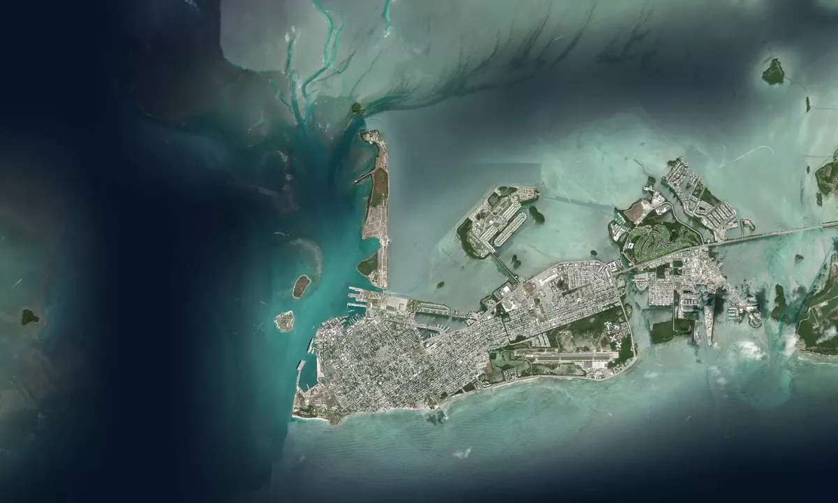 Flyfoto av Garrison Bight Mooring Field
