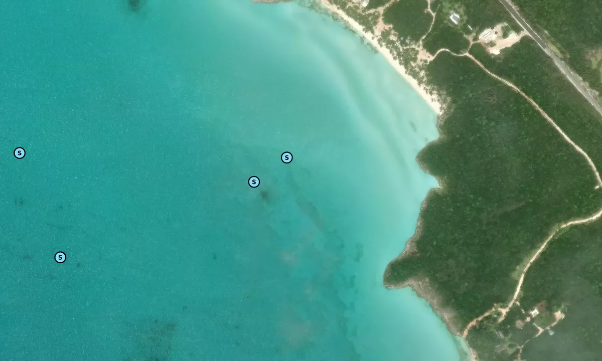 Satelite image of Gaulding Cay South