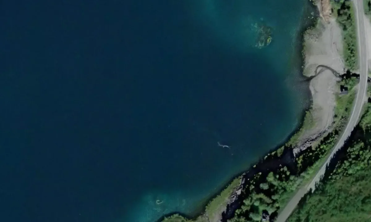 Satelite image of Geisvika