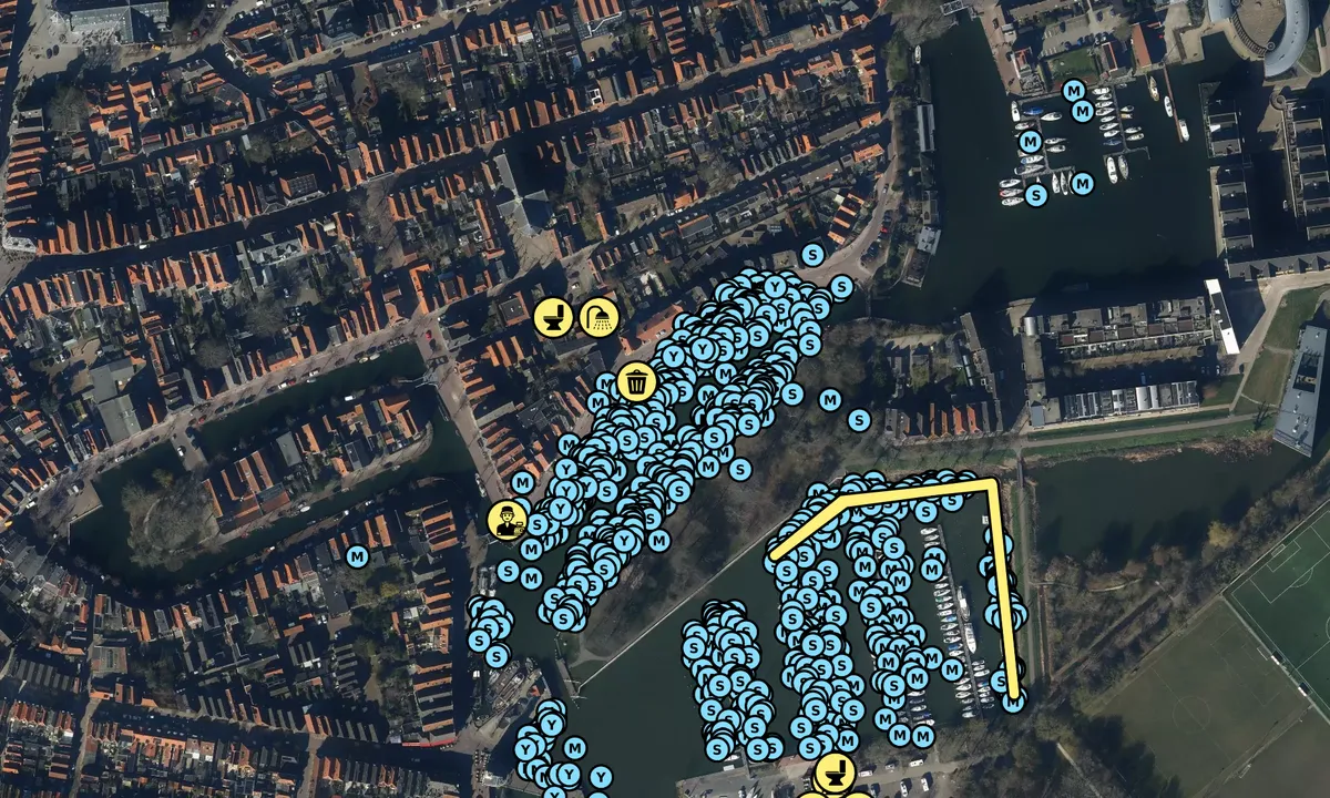Satelite image of Gemeentehaven Hoorn, Binnenhaven