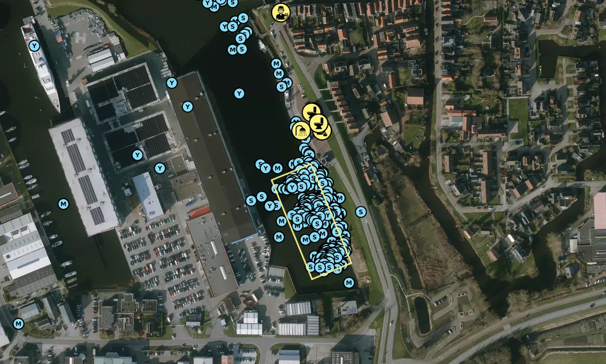 Satelite image of Gemeentelijke Haven Workum