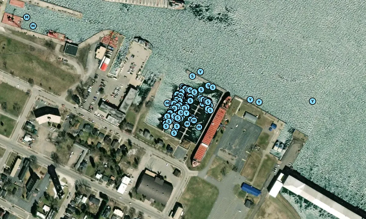 Satelite image of George Kemp Marina