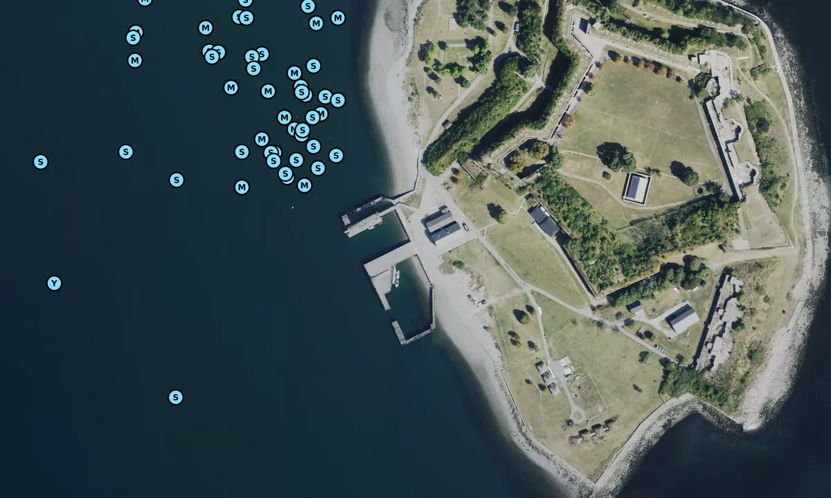 Satelite image of Georges Island