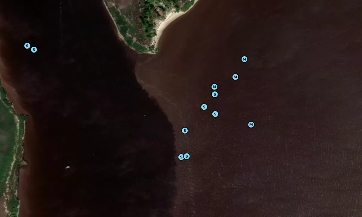 Satelite image of Georgetowm Anchorage Outside