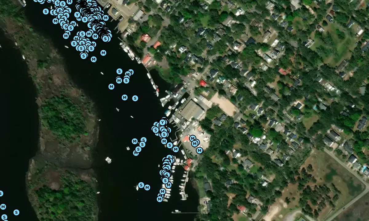 Satelite image of Georgetown Dry Stack Marina
