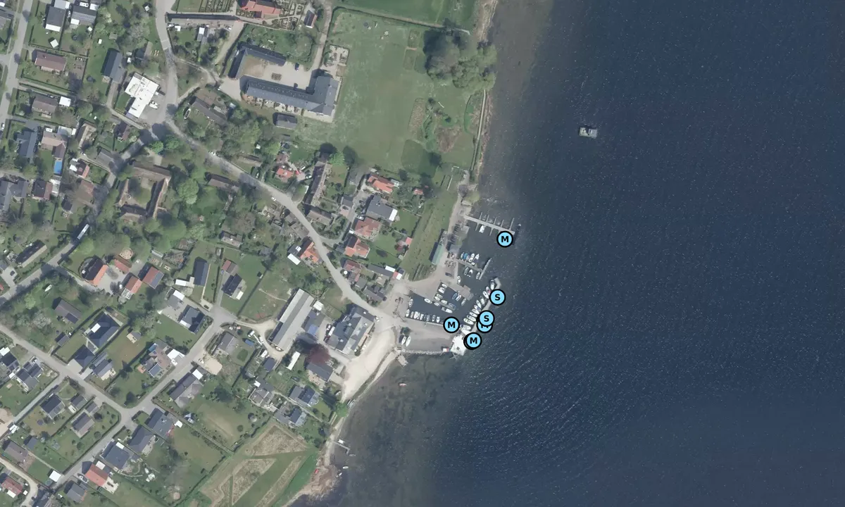 Satelite image of Gershøj Havn