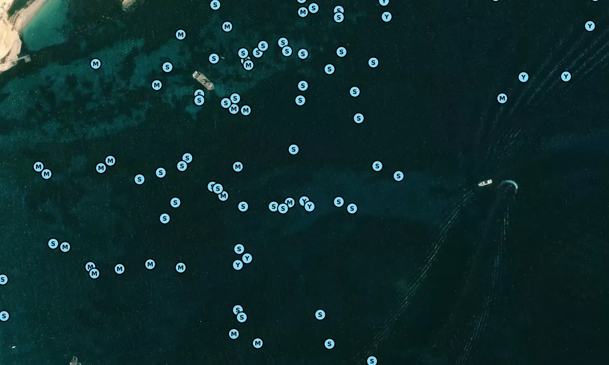 Satelite image of Għadira Bay