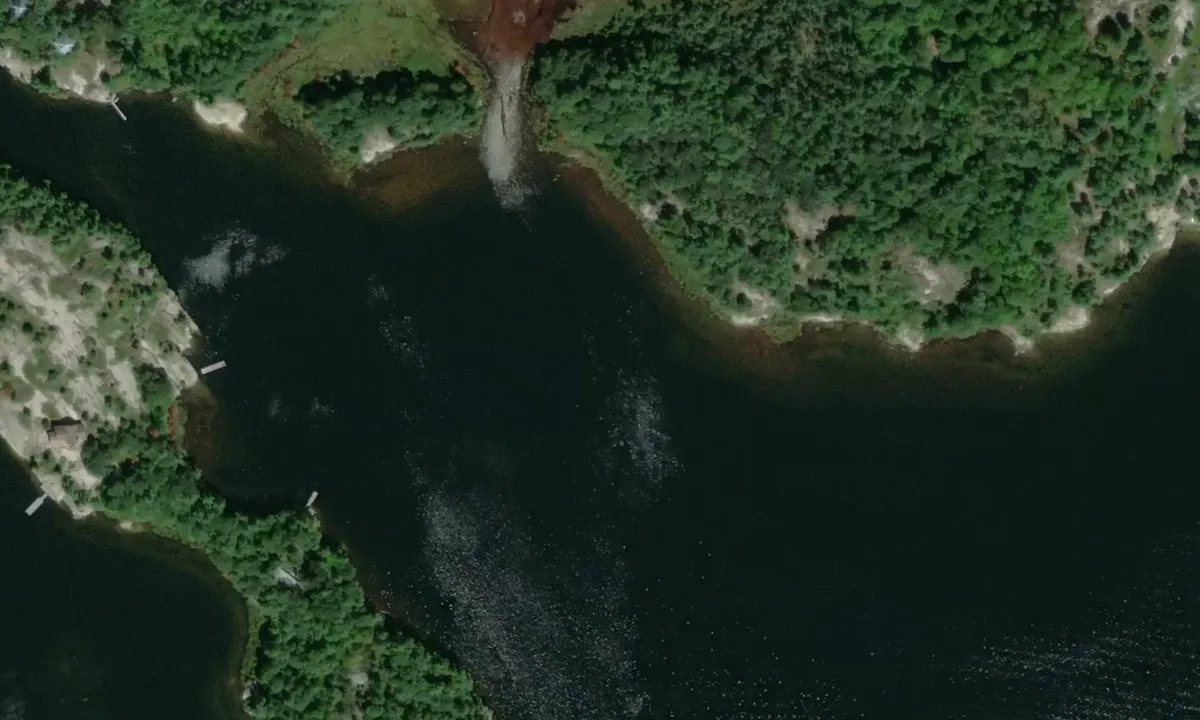 Satelite image of Gibson River Exit