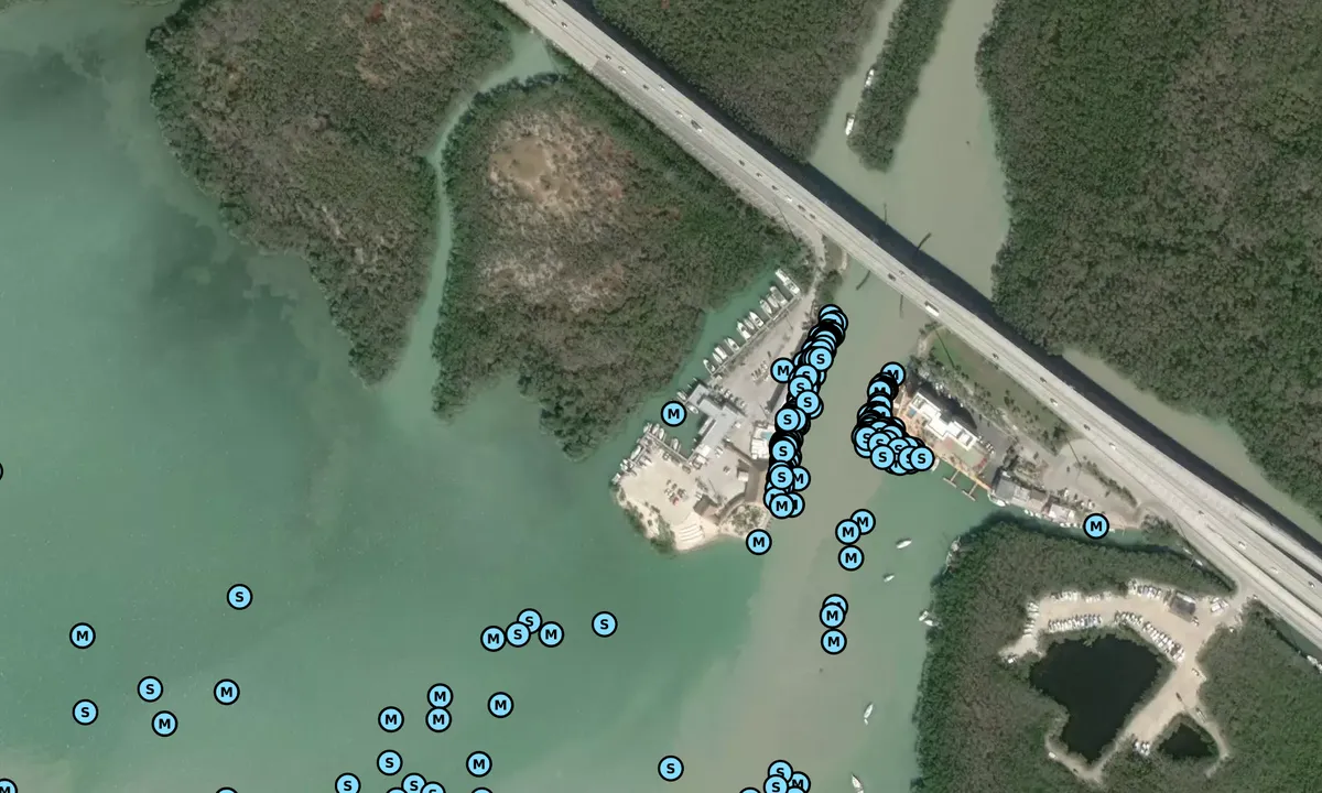 Satelite image of Gilberts Resort Marina