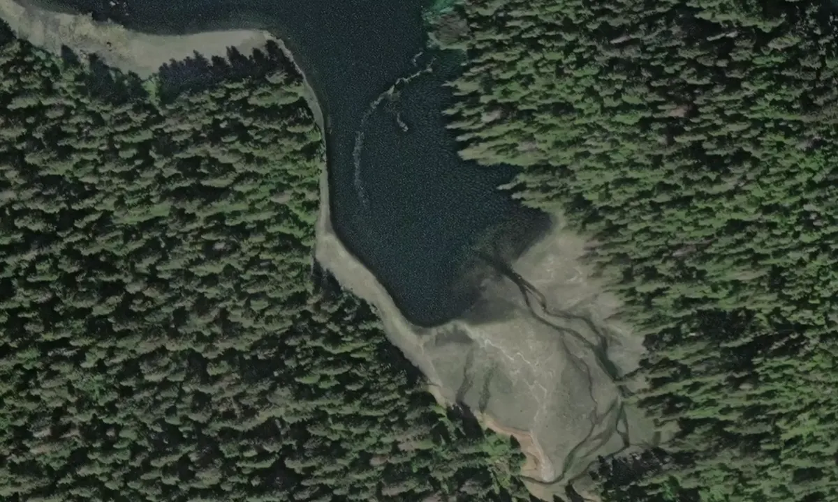 Satelite image of Gilmer Cove