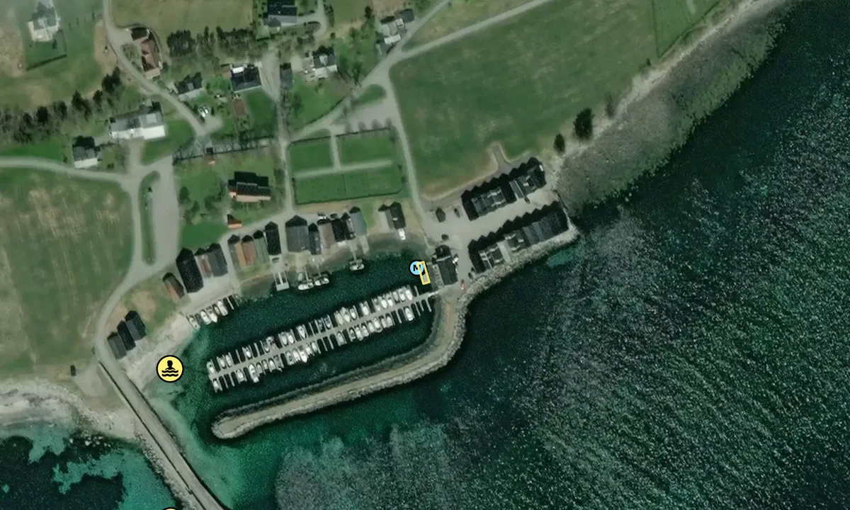 Satelite image of Giske marina
