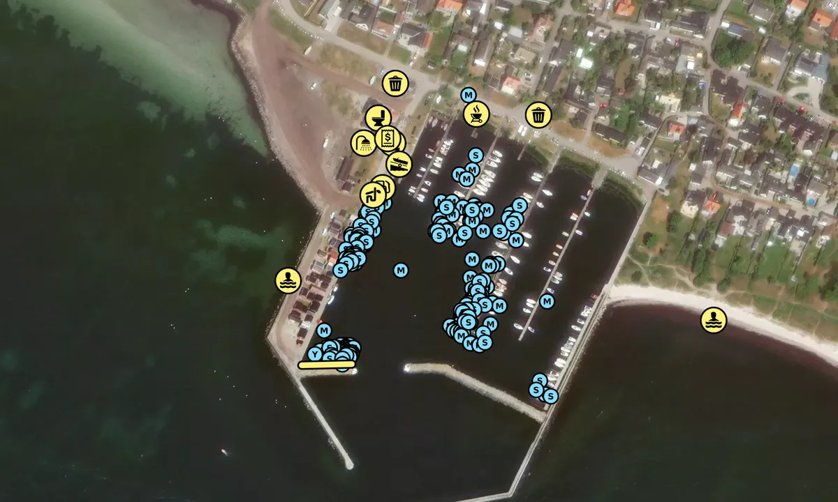 Satelite image of Gislövsläge