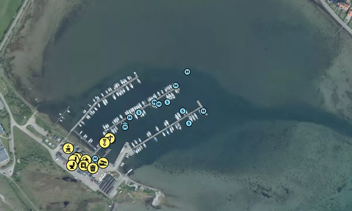 Satelite image of Gisseløre Havn - Kalundborg