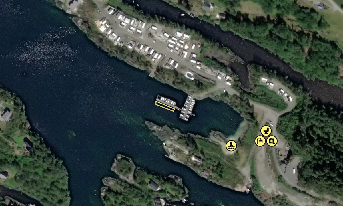 Satelite image of Gjerdhaugvika