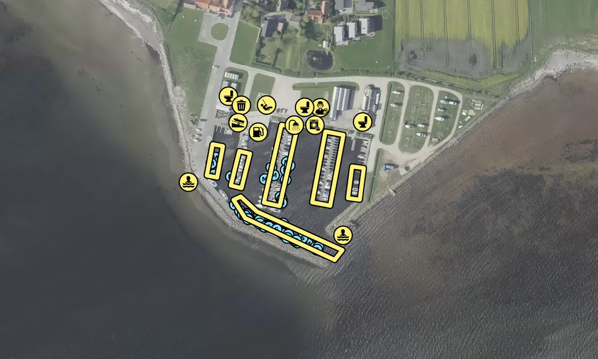 Satelite image of Gjøl Fiskeri og Lystbådehavn
