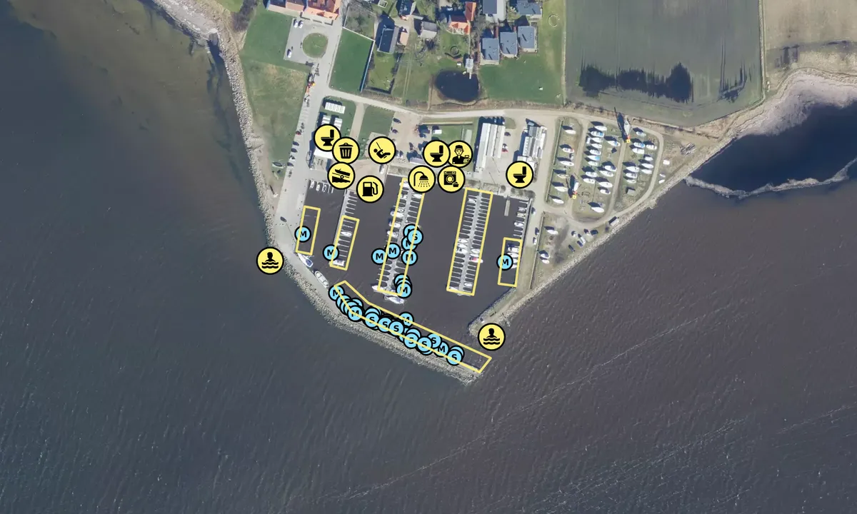Satelite image of Gjøl Fiskeri og Lystbådehavn